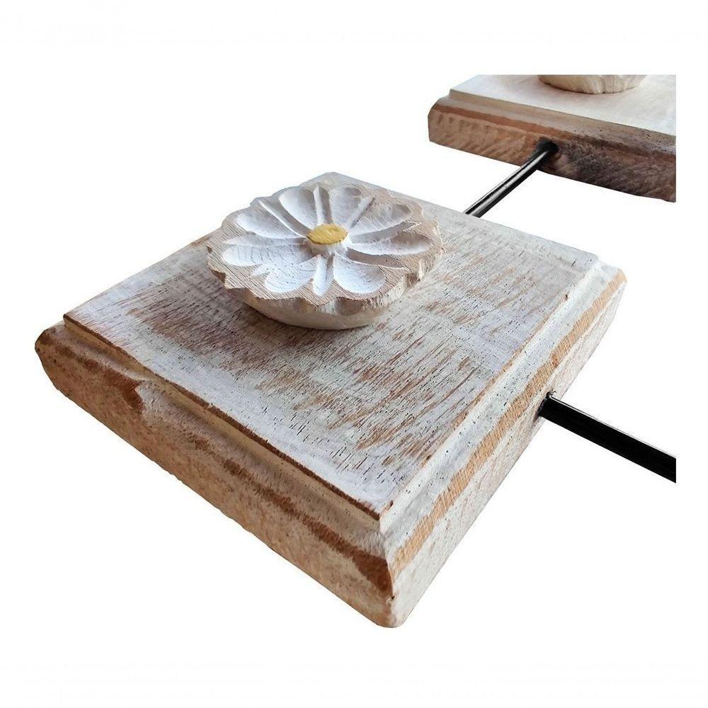 Kit Banheiro 3 Peças Toalheiro Cabideiro Porta Papel Papel Cor Branco - 4