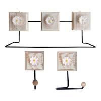 Kit Banheiro 3 Peças Toalheiro Cabideiro Porta Papel Papel Cor Branco - 1