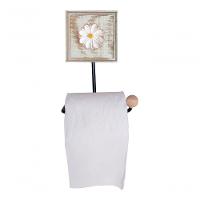 Kit Banheiro 3 Peças Toalheiro Cabideiro Porta Papel Papel Cor Branco - 8