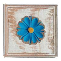 Kit Banheiro 3 Peças Toalheiro Cabideiro Porta Papel Papel Cor Azul