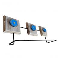 Kit Banheiro 3 Peças Toalheiro Cabideiro Porta Papel Papel Cor Azul - 7