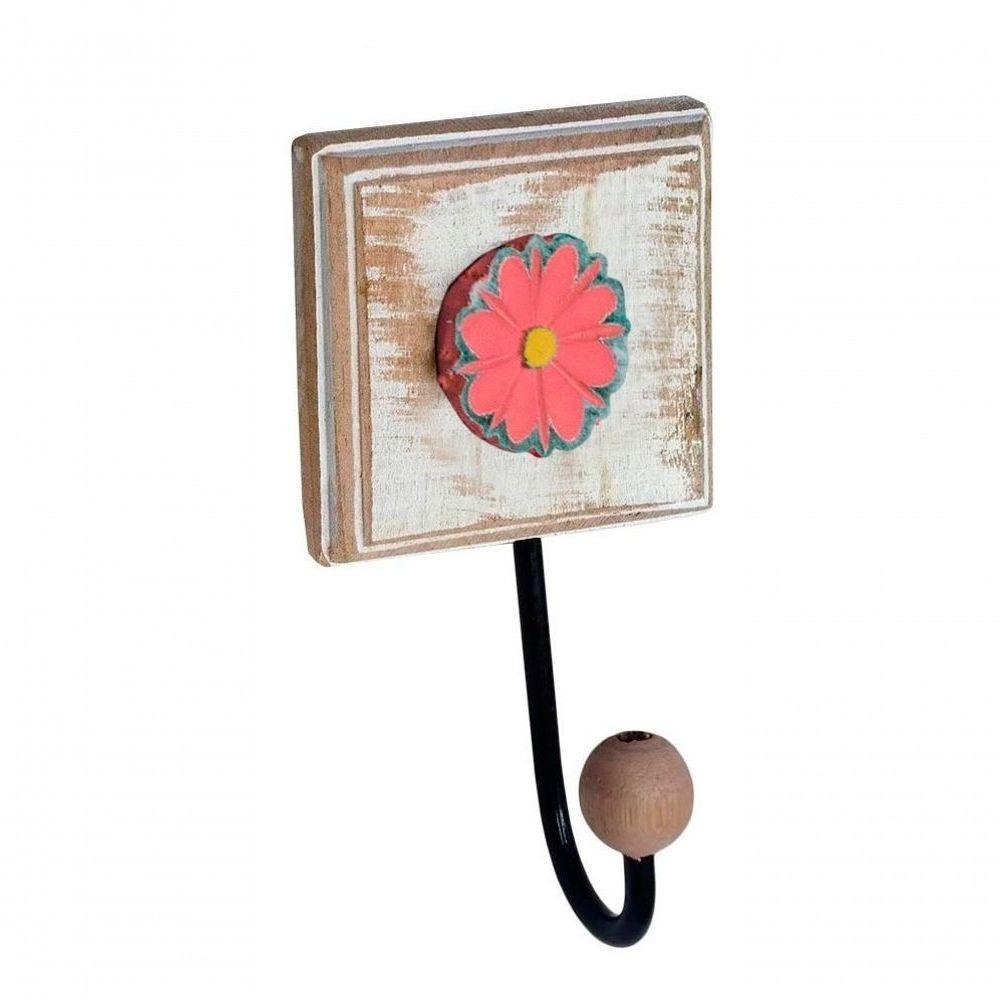 Kit Banheiro 3 Peças Toalheiro Cabideiro Porta Papel Papel Cor Vermelho - 9