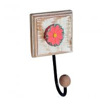 Kit Banheiro 3 Peças Toalheiro Cabideiro Porta Papel Papel Cor Vermelho - 9