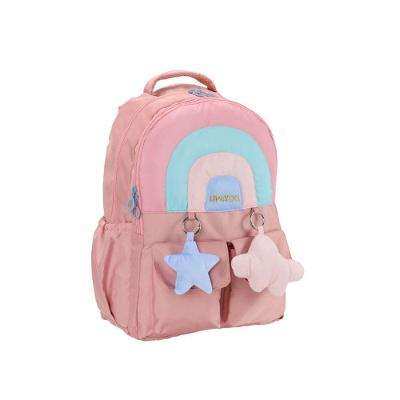 Mochila De Costas Arco-ìris Rosa Maxlog Is39951up0300un
