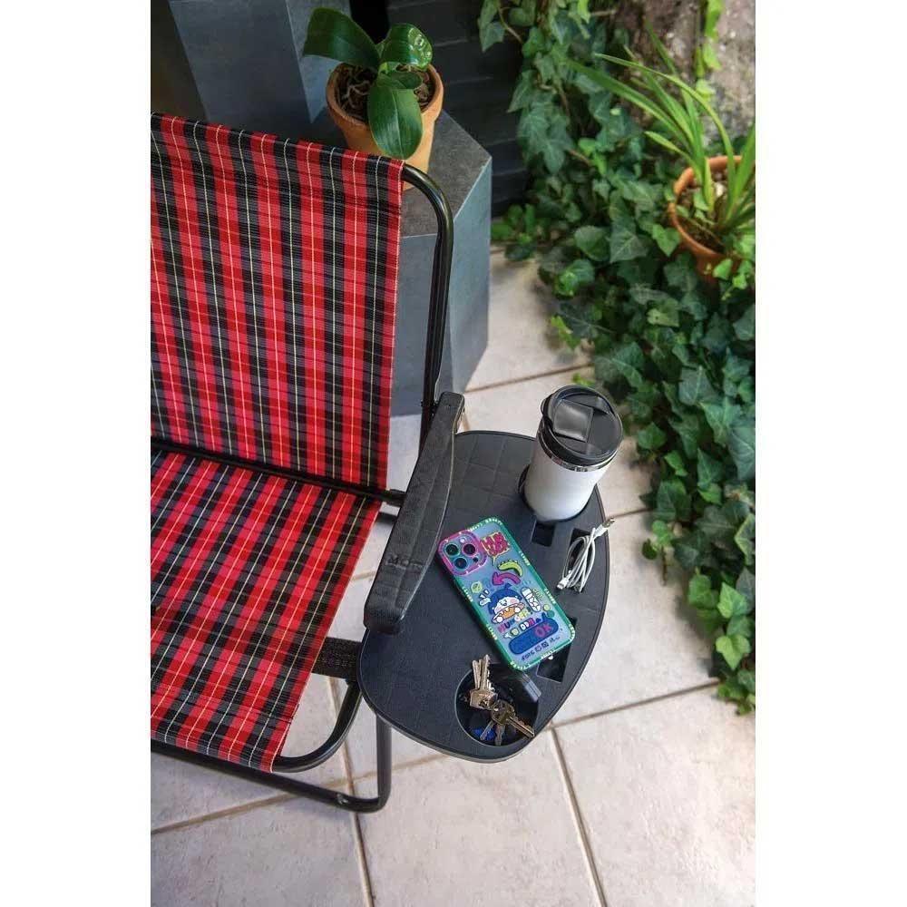 Mesa Portátil Para Cadeira De Praia Mor Ref.002469 - Preto - 3