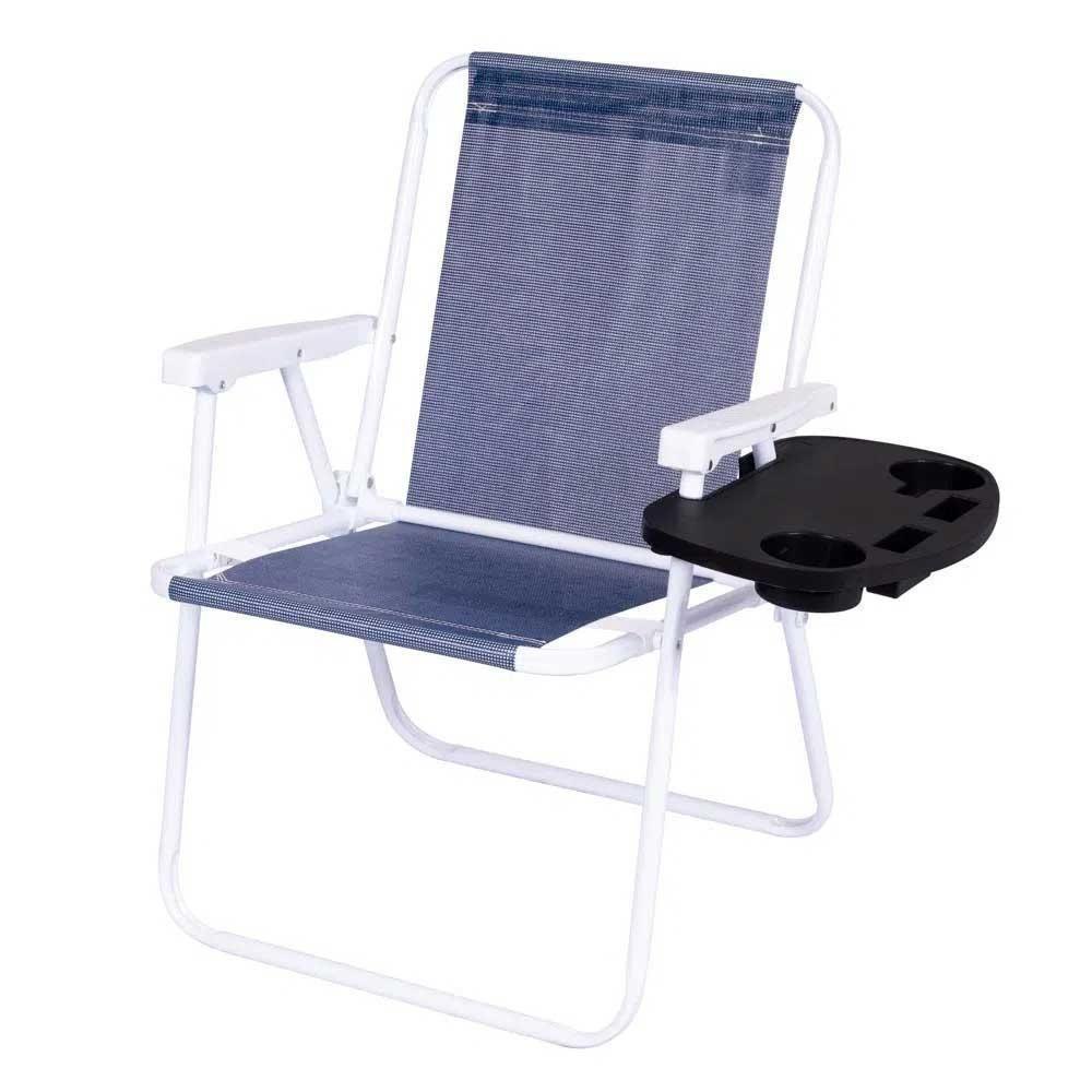 Mesa Portátil Para Cadeira De Praia Mor Ref.002469 - Preto - 5