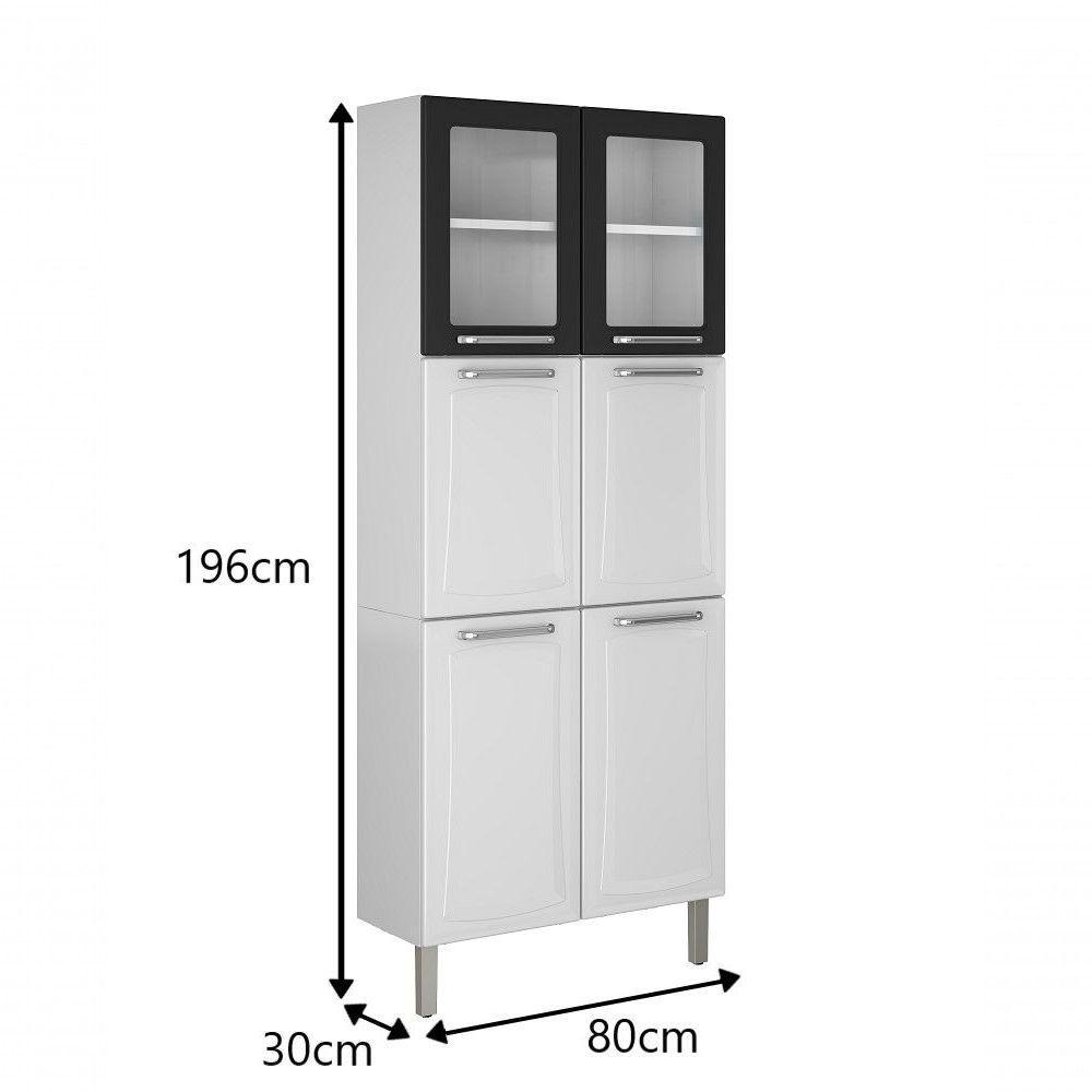 Paneleiro Duplo 6 Portas Tarsila - Itatiaia Branco - 3