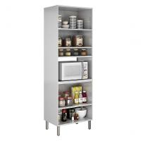 Paneleiro De Aço 4 Portas C- Nicho P- Microondas Tarsila - Itatiaia Branco - 2