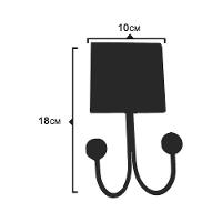 Toalheiro Cabideiro Duplo Flor 3d Rústico Artesanal Ferro Cor Branco - 2