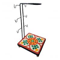 Suporte Coador Café Mancebo Filtro Ferro E Ladrilho Rústico Ladrilho B2 - 2