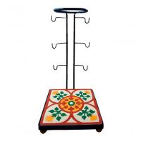 Suporte Coador Café Mancebo Filtro Ferro E Ladrilho Rústico Ladrilho B2 - 3