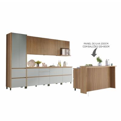 Cozinha 10 Peças 100% Mdf Rainha Gourmet