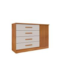 Cômoda Ripada Barcelona C- Sapateira 4 Gavetas Com 1 Porta Tcil - 1