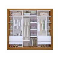 Guarda Roupa Casal Europa Com 3 Espelho 3 Portas Minastex Carvalho - 5