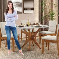 Mesa De Jantar 4 Lugares 120x90cm Donna Nesher Móveis - 3