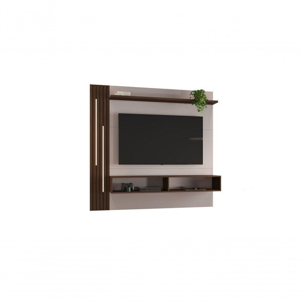 Painel Para Tv Até 65 Polegadas Agrado Candian - Jcm Movelaria Off White-café - 3