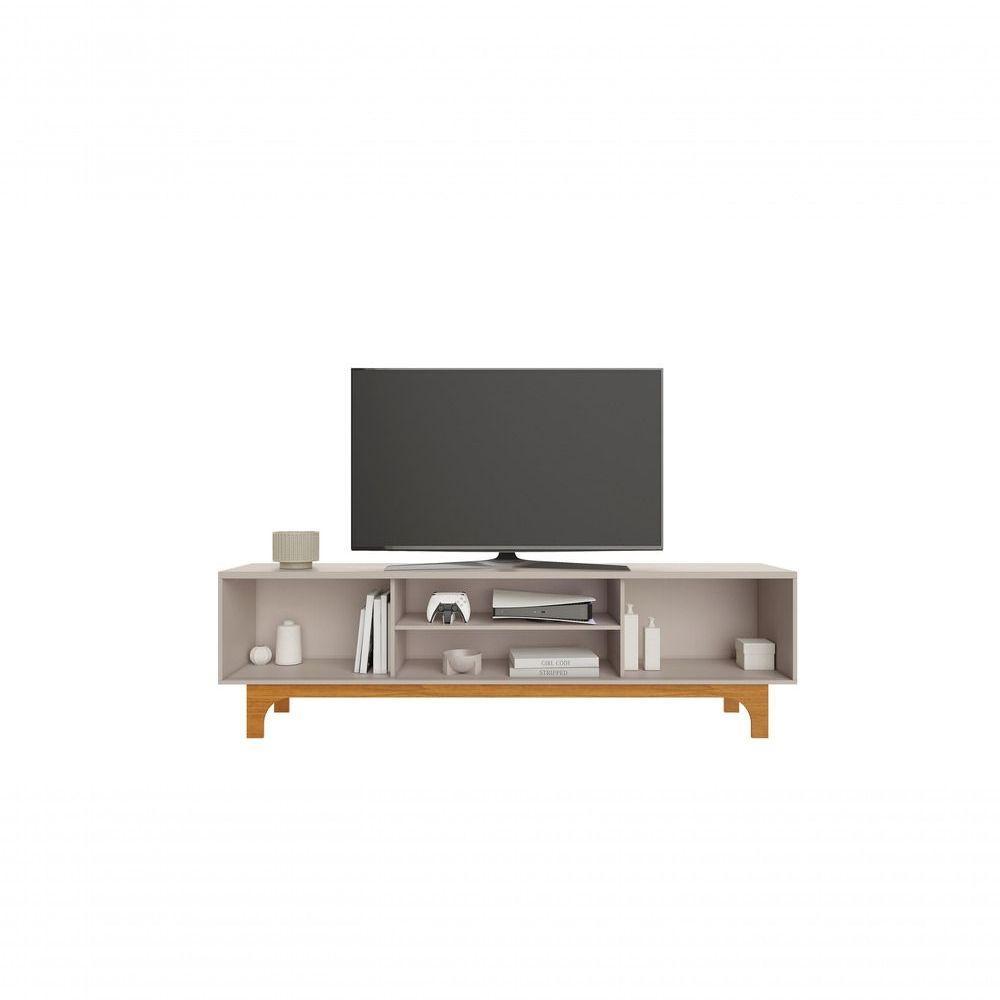 Rack Para Tv Até 70 Polegadas Trunfo Candian - Jcm Movelaria Off White-cinamomo - 3