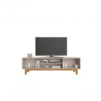 Rack Para Tv Até 70 Polegadas Trunfo Candian - Jcm Movelaria Off White-cinamomo - 3