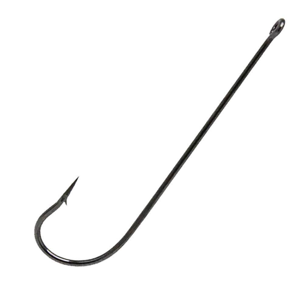 Anzol Pinnacle Carlisle Preto Black - Haste Longa C/20un Tamanho N04 - 1