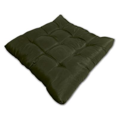 Almofada Futon Assento Decoração 50x50cm Flat Vários Modelos Verde Musgo