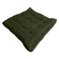 Almofada Futon Assento Decoração 50x50cm Flat Vários Modelos Verde Musgo - 1