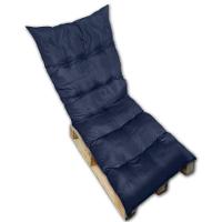Almofada Futon Esteira Grande 60x1,70cm Flat Vários Modelos Azul Marinho - 1