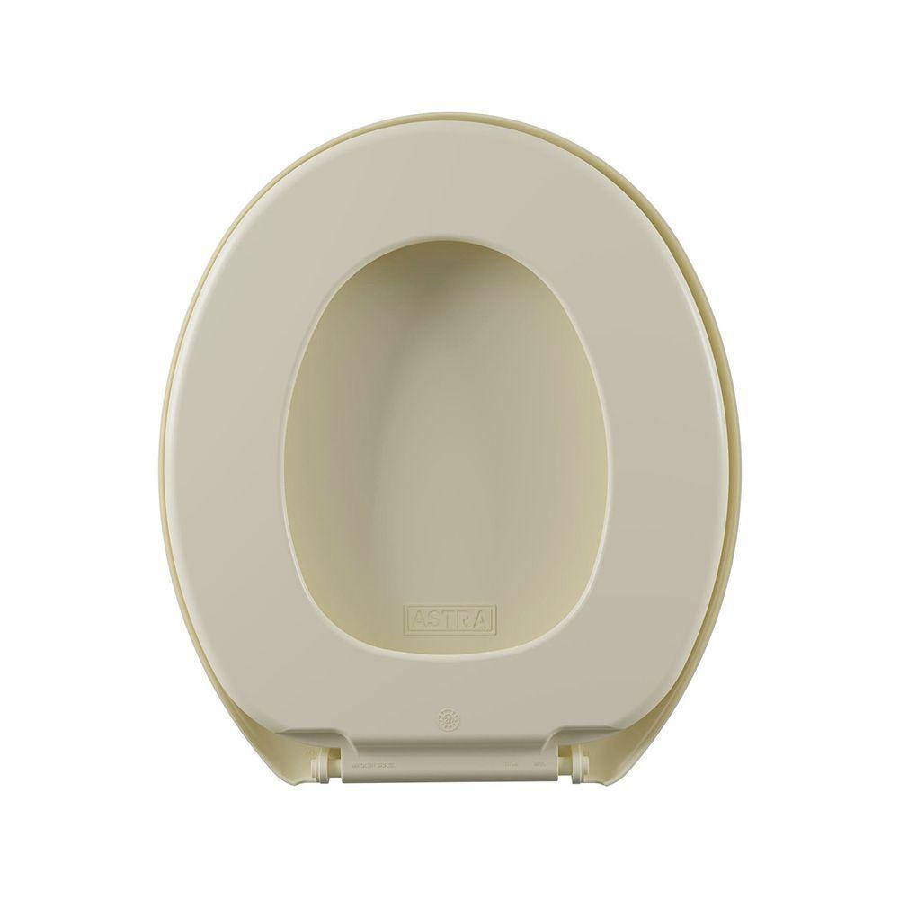 Assento Sanitário Plástico Astra Tpj-as Anatômico Bege - 3
