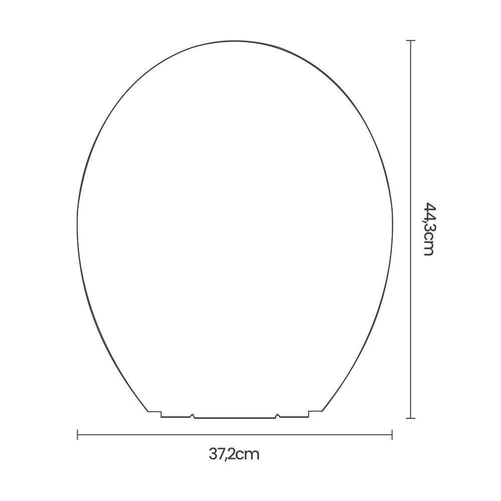Assento Sanitário Plástico Astra Tpk-as Almofadado Branco - 2