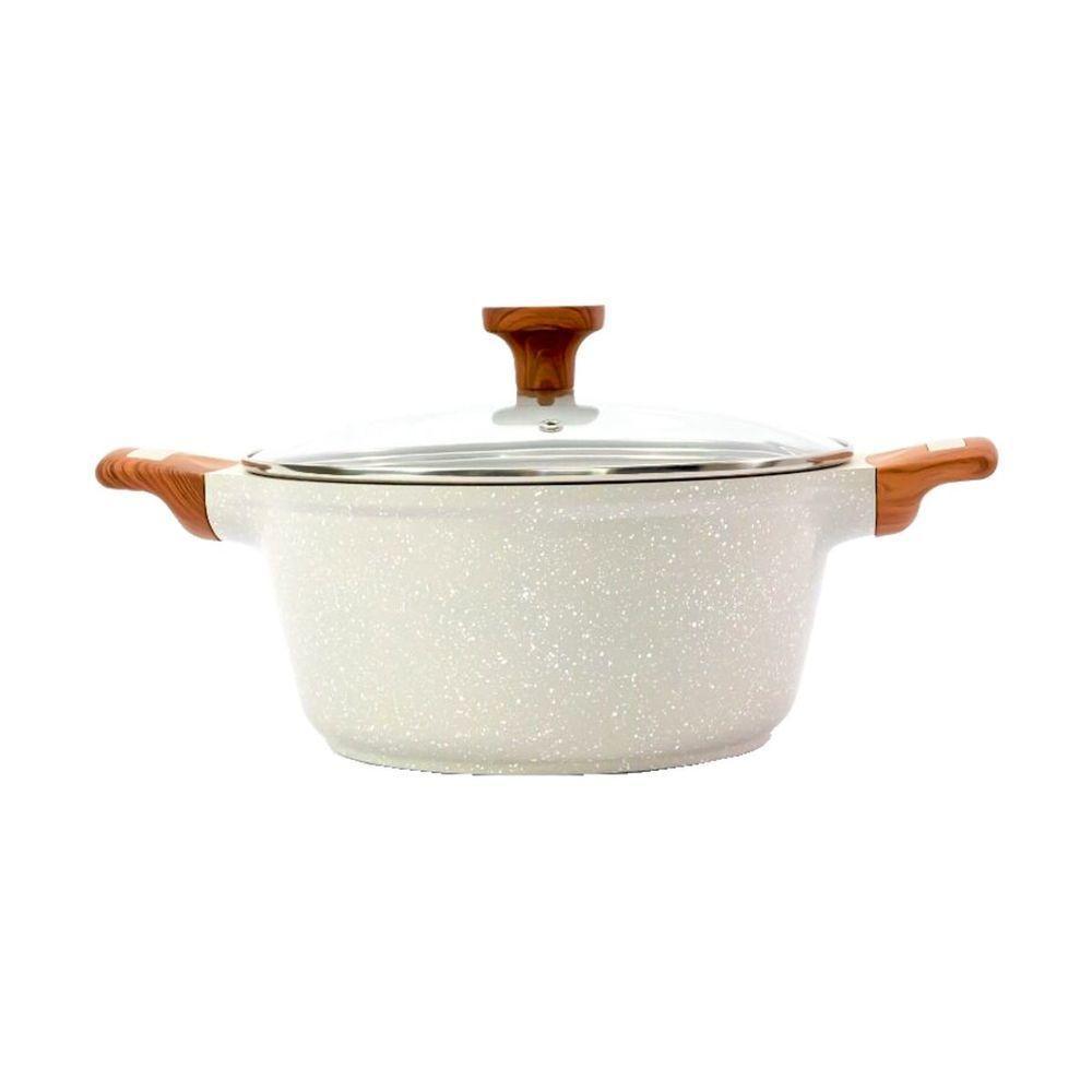 Caçarola Antiaderente Cerâmico Temperatti Bianco Am Tv 24cm - 1