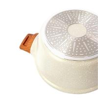 Caçarola Antiaderente Cerâmico Temperatti Bianco Am Tv 24cm