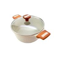 Caçarola Antiaderente Cerâmico Temperatti Bianco Am Tv 24cm - 6