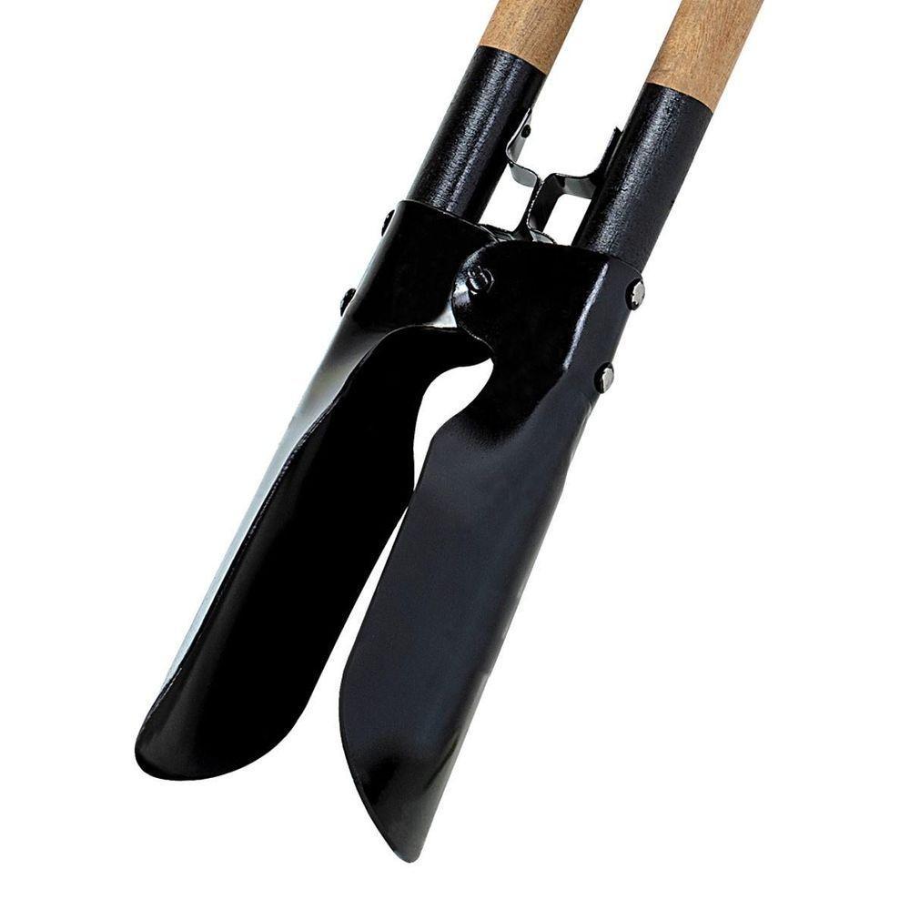 Cavadeira Articulada Cabo Em Madeira Encerado 150cm - 4