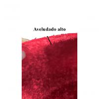 Carpete Forração Forro Alto Aveludado Resinado 2,00x4,00 Vermelho Cereja - 3