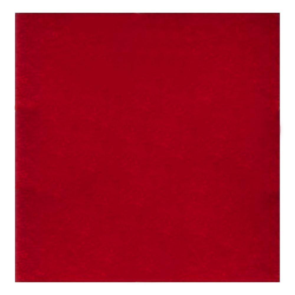 Carpete Forração Forro Alto Aveludado Resinado 2,00x3,50 Vermelho Cereja - 1