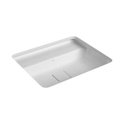 Cuba De Embutir Deca Slim 55x45 L.33050.m.17 Retangular Com Mesa Branca