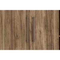 Guarda Roupa 3 Portas 1 e 7 Gavetas Londres Capelinha Ébano - Santos Andirá - 10