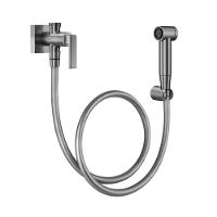 Ducha Higiênica Docol Stillo 823770 Com Registro E Derivação Grafite Escovado - 1