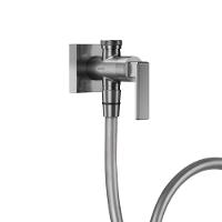 Ducha Higiênica Docol Stillo 823770 Com Registro E Derivação Grafite Escovado - 2