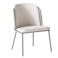 Kit 2 Cadeiras Tay Para Sala De Jantar Ou área Gourmet-tecido Costas Linho 60-frente Linho 22 - 3