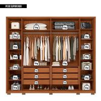 Guarda Roupa Para Casal Quintus 6 Portas 6 Gavetas Caemmun