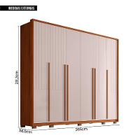 Guarda Roupa Para Casal Quintus 6 Portas 6 Gavetas Caemmun - 7