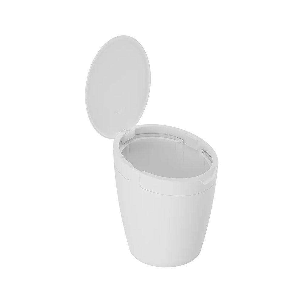 Lixeira De Pia Astra Ct6 2,7l Redonda Branco - 3