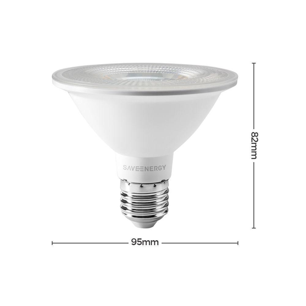Lâmpada Led Save Energy Par 30 Crystal 10w E27 Bivolt 6500k Luz Branca - 2