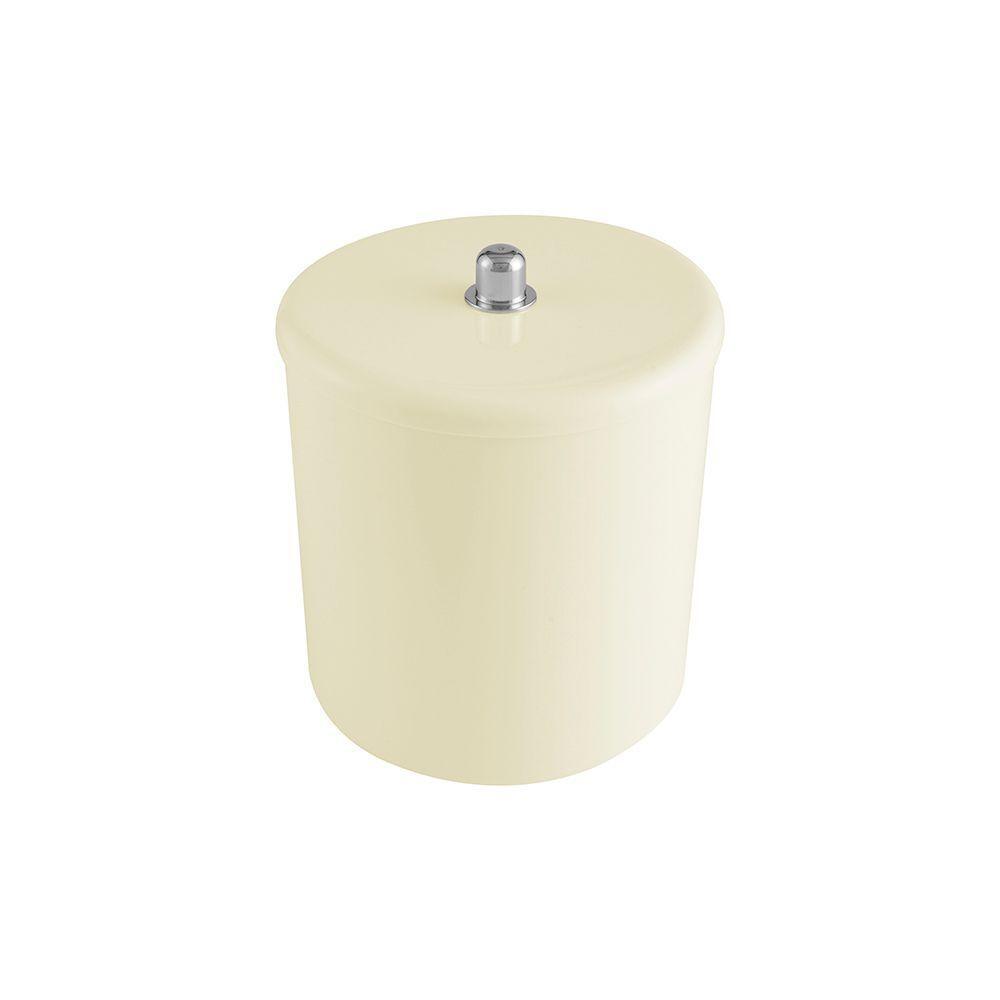 Lixeira Astra Ct4 6l Redonda Bege - 1