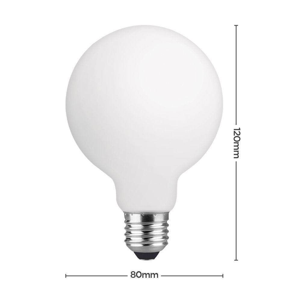 Lâmpada Led Save Energy Filamento G80 Milky 5w E27 Bivolt 2500k Luz Amarela - 2
