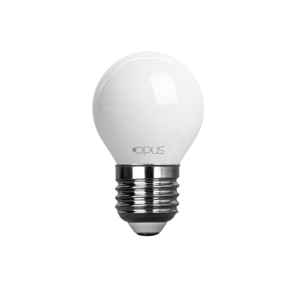 Lâmpada Led Bolinha G45 Leitosa E27 5w 2700k Luz Quente Bivolt Decoração - 1
