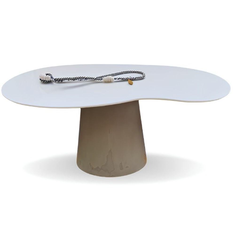 Mesa De Jantar Cone Orgânica Bean 198x122cm - 3