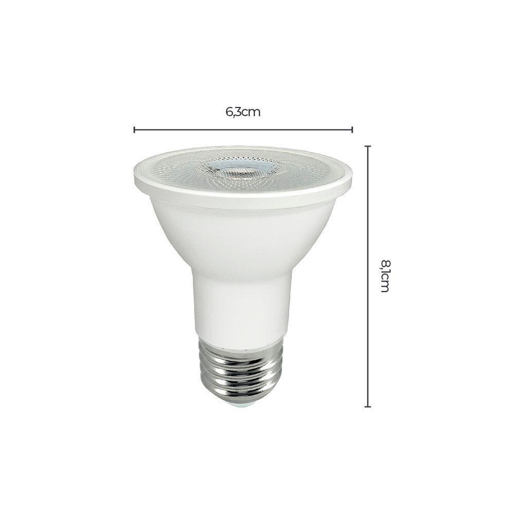 Lâmpada Led Nordecor Sof Par 20 7w E27 Alto Irc 95 Bivolt 3000k Luz Amarela - 2