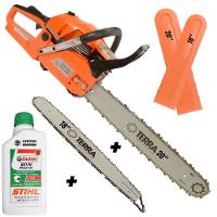 Motosserra Terra Mt520 C/ Sabres 20” E 18” + óleo Stihl 2t - 1