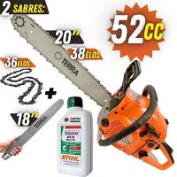 Motosserra Mt520 Terra 02 Sabres Ponta Rolante + óleo Stihl - 7